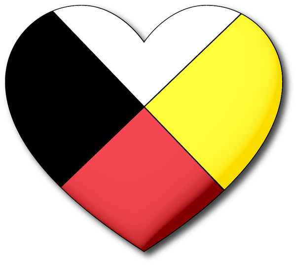 Medicine Wheel Heart Emoji